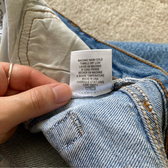 RE/DONE LEVI’S 5 BUTTON FLY CROP KICK - Picture 11 of 16